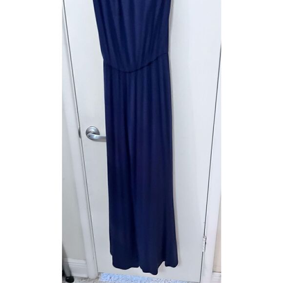 TART NAVY BLUE SLEEVELESS JUMPSUIT ROMPER WOMENS SIZE XS - Picture 3 of 10
